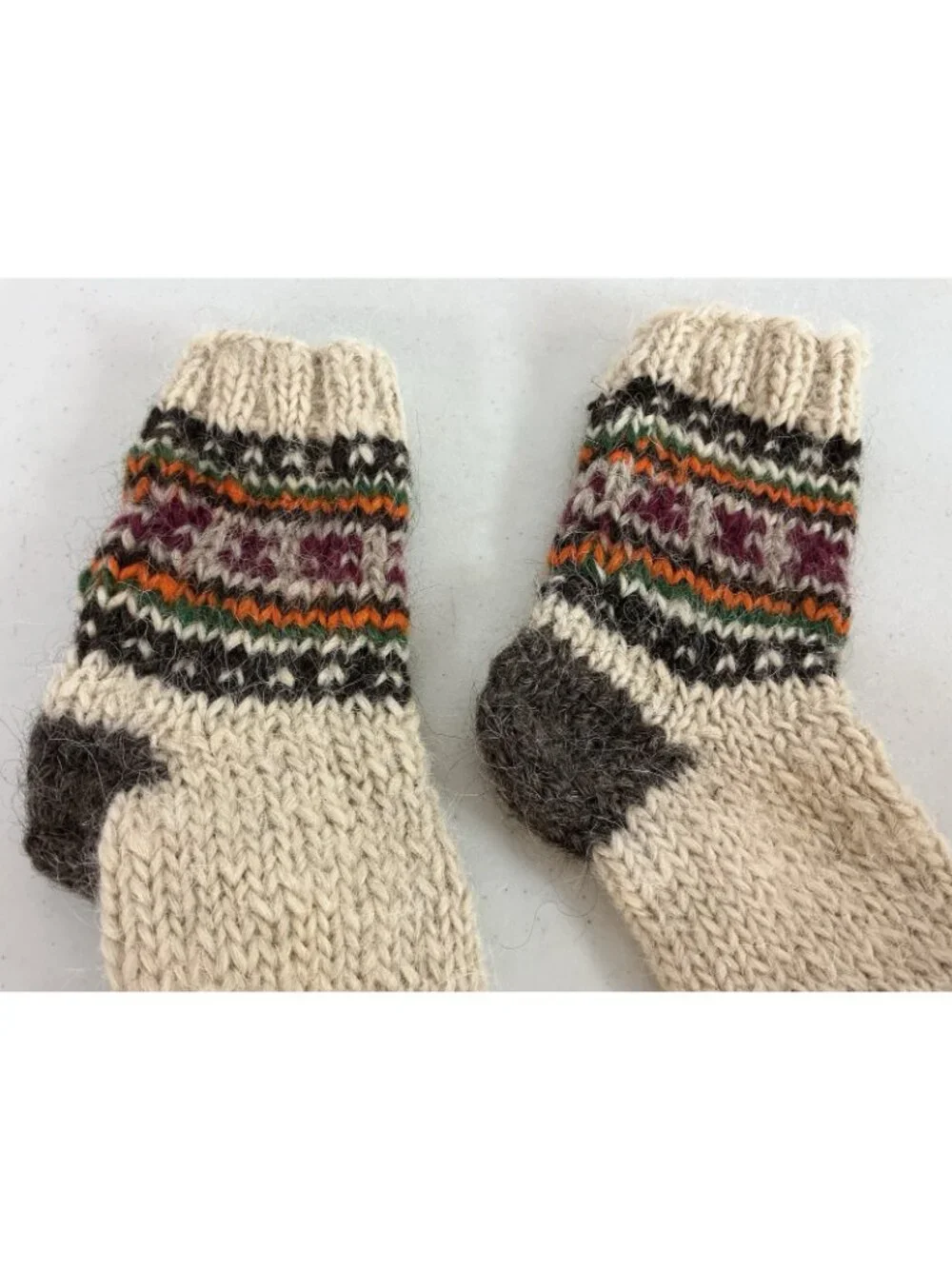 Hand Knit Wool Socks New Womens Medium